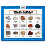 Minerals Collection Used in Cement Industry, Set of 15